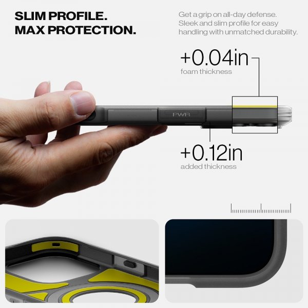 Spigen iPhone 16 Pro Max Deksel Tough Armor T MagFit Frost Black