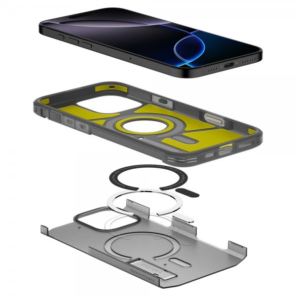 Spigen iPhone 16 Pro Max Deksel Tough Armor T MagFit Frost Black