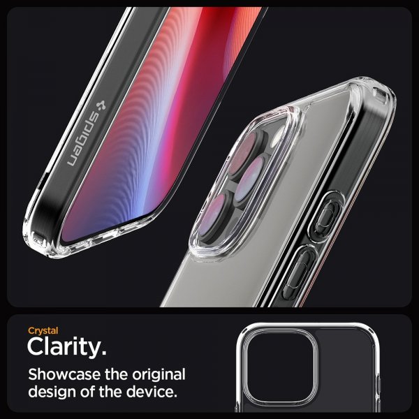 Spigen iPhone 16 Pro Max Deksel Ultra Hybrid Crystal Clear