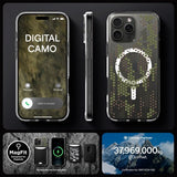 Spigen iPhone 16 Pro Max Deksel Ultra Hybrid MagFit Digital Camo