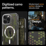 Spigen iPhone 16 Pro Max Deksel Ultra Hybrid MagFit Digital Camo