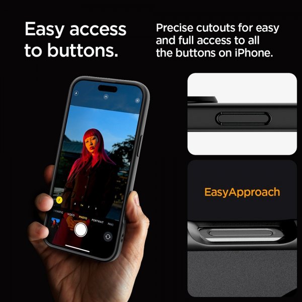 Spigen iPhone 16 Pro Max Deksel Ultra Hybrid MagFit Frost Black