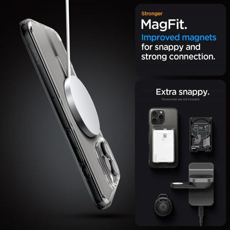 Spigen iPhone 16 Pro Max Deksel Ultra Hybrid MagFit Gull