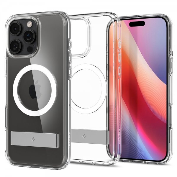 Spigen iPhone 16 Pro Max Deksel Ultra Hybrid S MagFit Crystal Clear