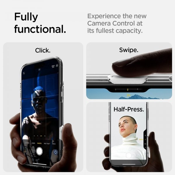 Spigen iPhone 16 Pro Max Deksel Ultra Hybrid T MagFit Graphite