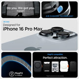 Spigen iPhone 16 Pro Max Deksel Ultra Hybrid Zero One MagFit Natural Titanium