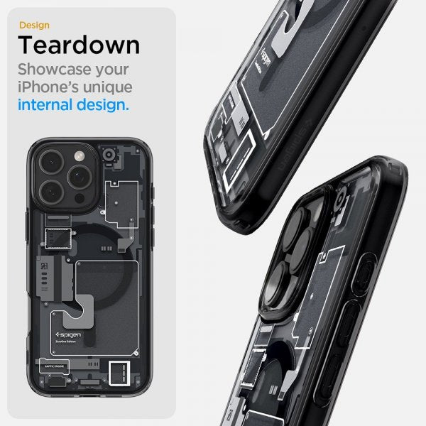 Spigen iPhone 16 Pro Max Deksel Ultra Hybrid Zero One MagFit Svart