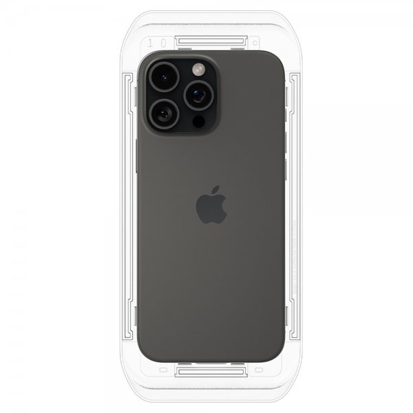 Spigen iPhone 16 Pro Max/iPhone 17 Pro Max Skjermbeskytter GLAS.tR EZ Fit 2-pakning