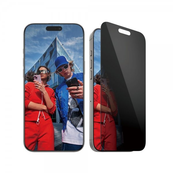 PanzerGlass iPhone 16 Pro Max Skjermbeskytter Ultra-Wide Fit Privacy EasyAligner