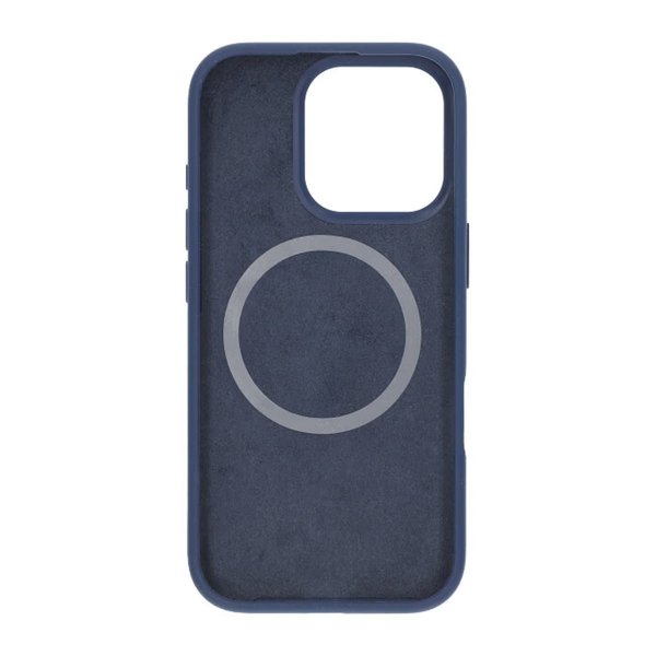 Rvelon iPhone 16 Pro Deksel Silikon MagSafe Blå