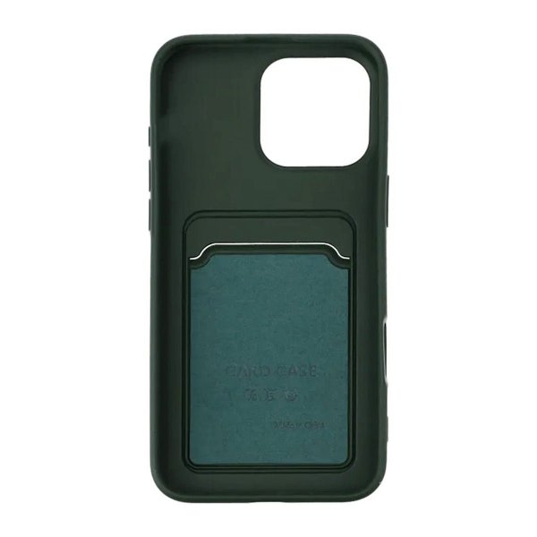 iPhone 16 Pro Deksel Kortholder Grønn