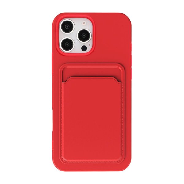 iPhone 16 Pro Deksel Kortholder Rød
