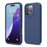 Rvelon iPhone 16 Pro Deksel Silikon Blå