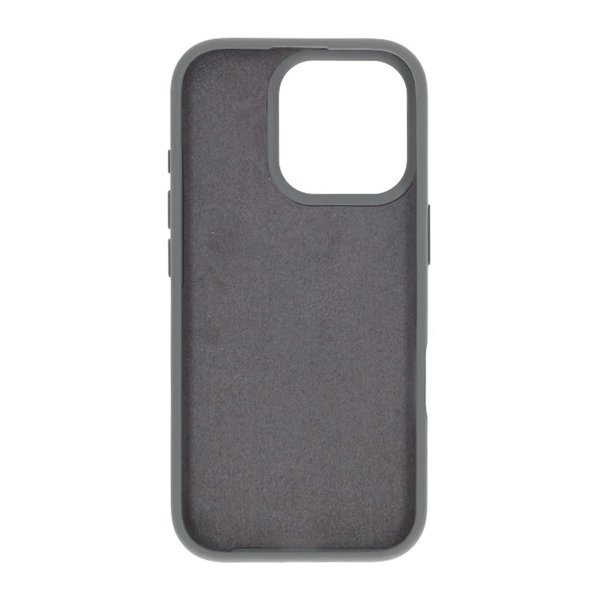 Rvelon iPhone 16 Pro Deksel Silikon Grå