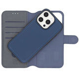 Rvelon iPhone 16 Pro Etui Detachable Wallet Case Blå