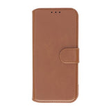 Rvelon iPhone 16 Pro Etui Detachable Wallet Case Brun