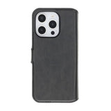 Rvelon iPhone 16 Pro Etui Detachable Wallet Case Svart