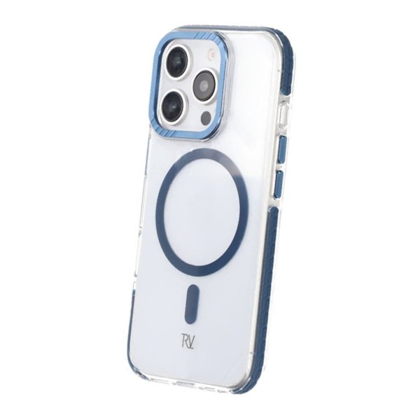 Rvelon iPhone 16 Pro Deksel TPU MagSafe Blå