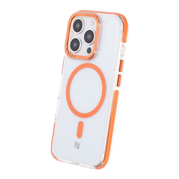 Rvelon iPhone 16 Pro Deksel TPU MagSafe Oransje