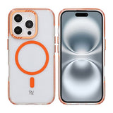 Rvelon iPhone 16 Pro Deksel TPU MagSafe Oransje