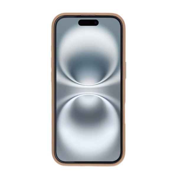 Rvelon iPhone 16 Pro Deksel Roterbart Stativ Brun