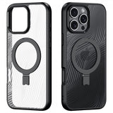 Dux Ducis iPhone 16 Pro Deksel Aimo Series MagSafe Kickstand Svart