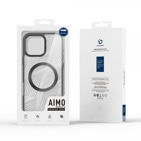 Dux Ducis iPhone 16 Pro Deksel Aimo Series MagSafe Svart
