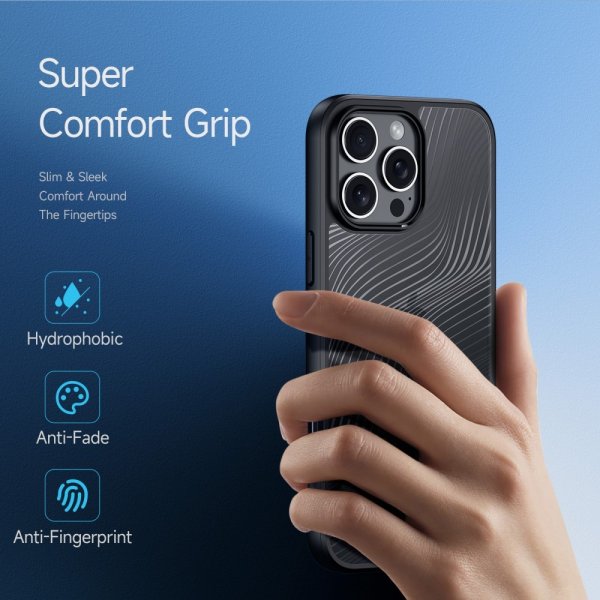 Dux Ducis iPhone 16 Pro Deksel Aimo Series Svart