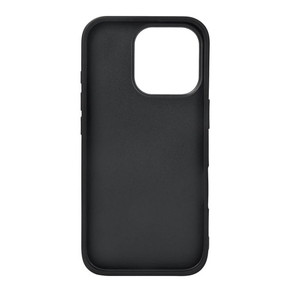 Buffalo iPhone 16 Pro Deksel Ekte skinn MagSeries Svart