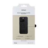 Buffalo iPhone 16 Pro Deksel Ekte skinn MagSeries Svart