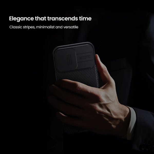 Nillkin iPhone 16 Pro Deksel CamShield Pro MagSafe Blå