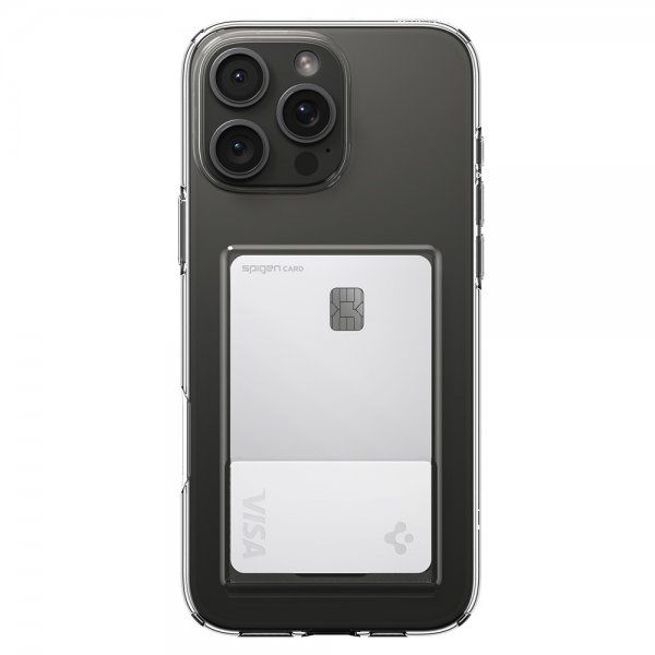 Spigen iPhone 16 Pro Deksel Crystal Slot Crystal Clear