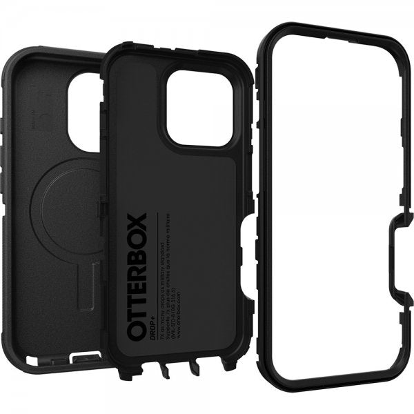 Otterbox iPhone 16 Pro Deksel Defender MagSafe Svart