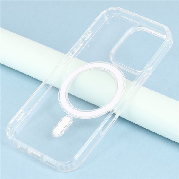 Nordic Covers iPhone 16 Pro Deksel Feather Series MagSafe Transparent
