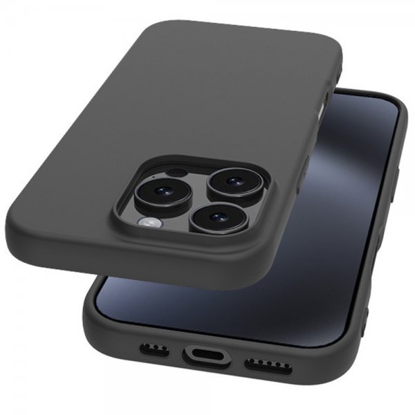 Nordic Covers iPhone 16 Pro Deksel Feather Series Raven Black