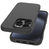 Nordic Covers iPhone 16 Pro Deksel Feather Series Raven Black