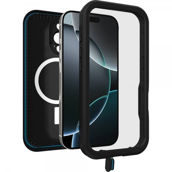 Otterbox iPhone 16 Pro Deksel Fre MagSafe Svart
