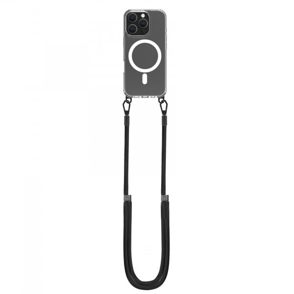 Celly iPhone 16 Pro Deksel Freedom Necklace MagSafe Transparent