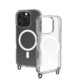 Celly iPhone 16 Pro Deksel Freedom Necklace MagSafe Transparent
