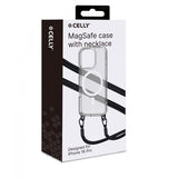 Celly iPhone 16 Pro Deksel Freedom Necklace MagSafe Transparent