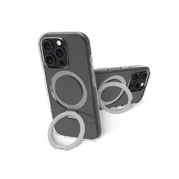 dbramante1928 iPhone 16 Pro Deksel Iceland Ultra D3O MagSafe Kickstand Transparent