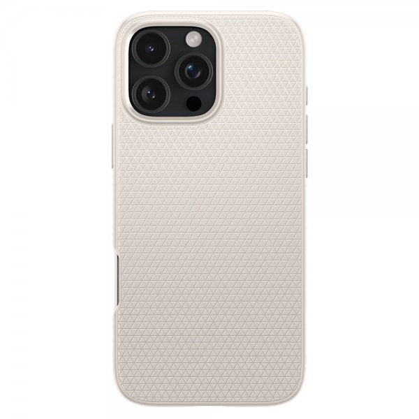 Spigen iPhone 16 Pro Deksel Liquid Air Natural Titanium