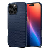 Spigen iPhone 16 Pro Deksel Liquid Air Navy Blue