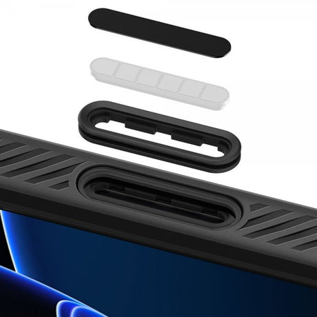 Spigen iPhone 16 Pro Deksel Liquid Air T MagFit Matte Black