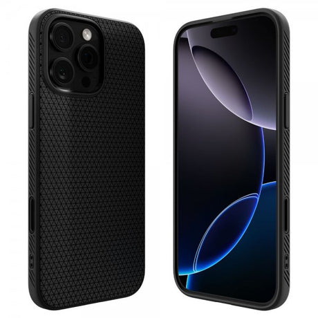 Spigen iPhone 16 Pro Deksel Liquid Air T MagFit Matte Black