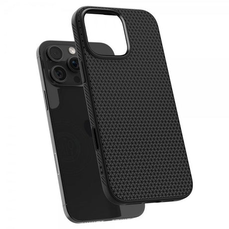 Spigen iPhone 16 Pro Deksel Liquid Air T MagFit Matte Black