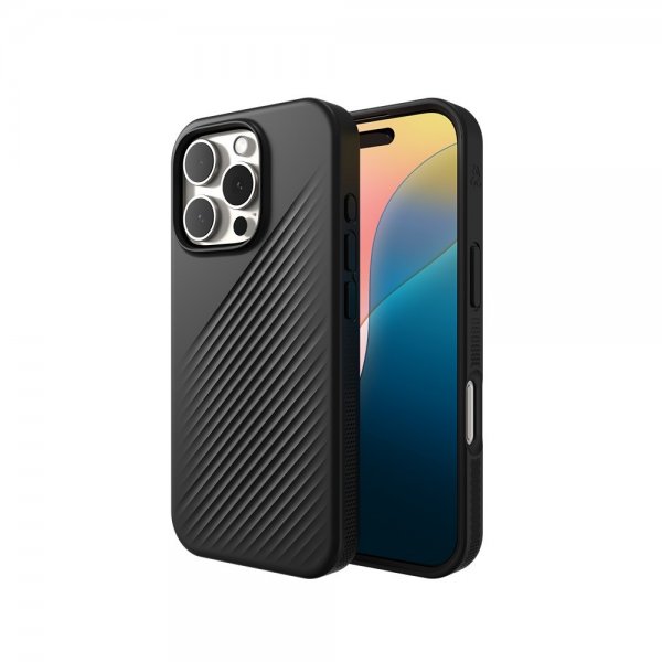 Zagg iPhone 16 Pro Deksel Luxe Snap Svart