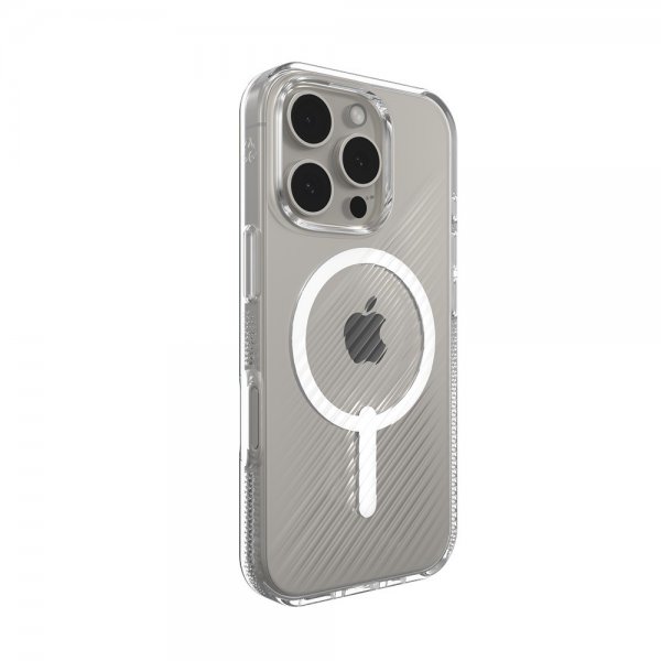 Zagg iPhone 16 Pro Deksel Luxe Snap Transparent