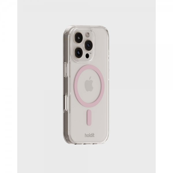 holdit iPhone 16 Pro Deksel MagSafe Case Rosa