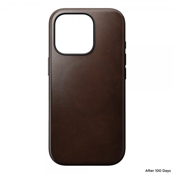 Nomad iPhone 16 Pro Deksel Modern Leather Case Horween Rustic Brown